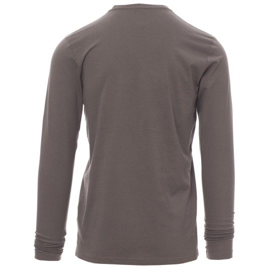 KOSZULKA T-SHIRT DŁUGI RĘKAW PINETA - ZADYMIONY