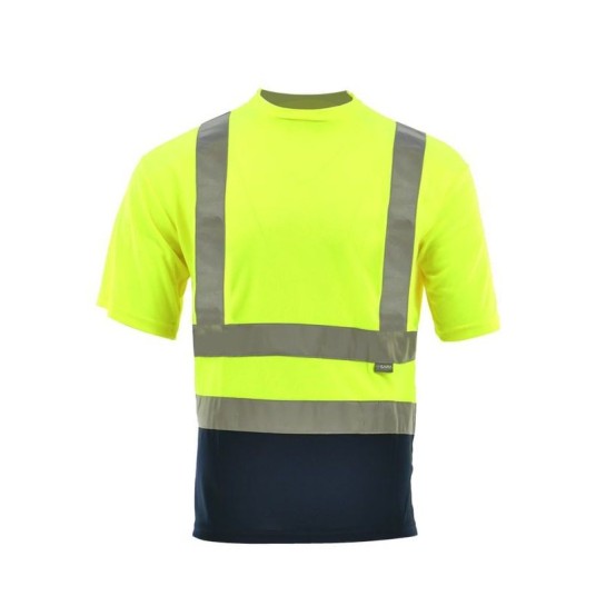 KOSZULKA T-SHIRT DROGOWIEC ZÓŁTY ODBLASKOWY