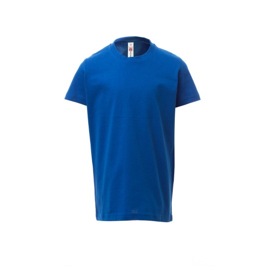 KOSZULKA T-SHIRT DZIECIĘCA PRINT KIDS - KRÓLEWSKI NIEBIESKI