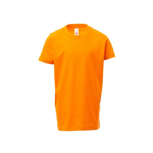 KOSZULKA T-SHIRT DZIECIĘCA PRINT KIDS - POMARAŃCZOWY