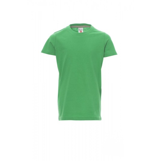 KOSZULKA T-SHIRT DZIECIĘCA SUNSET KIDS - ŻELOWY ZIELONY