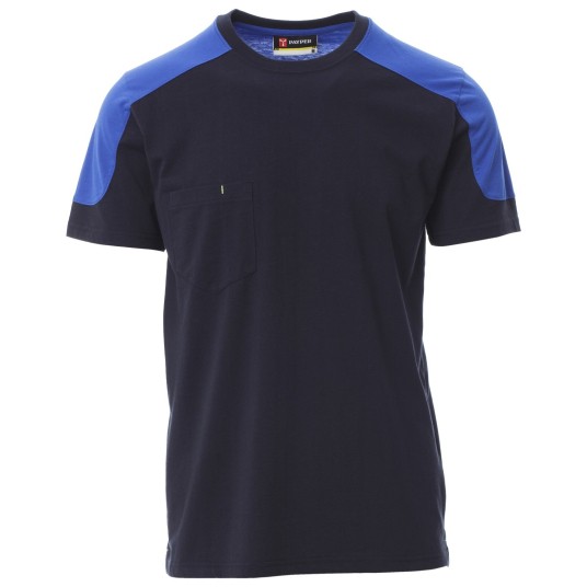 KOSZULKA T-SHIRT KRÓTKI RĘKAW CORPORATE - GRANATOWY-KRÓLEWSKI NIEBIESKI