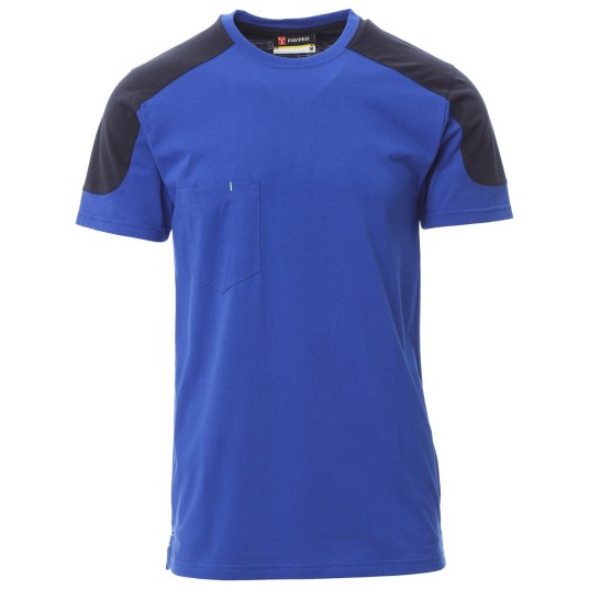 KOSZULKA T-SHIRT KRÓTKI RĘKAW CORPORATE - KRÓLEWSKI NIEBIESKI-GRANATOWY