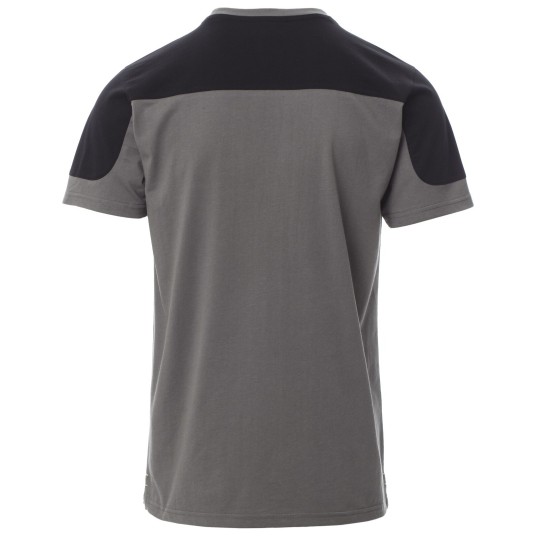 KOSZULKA T-SHIRT KRÓTKI RĘKAW CORPORATE - ZADYMIONY-CZARNY