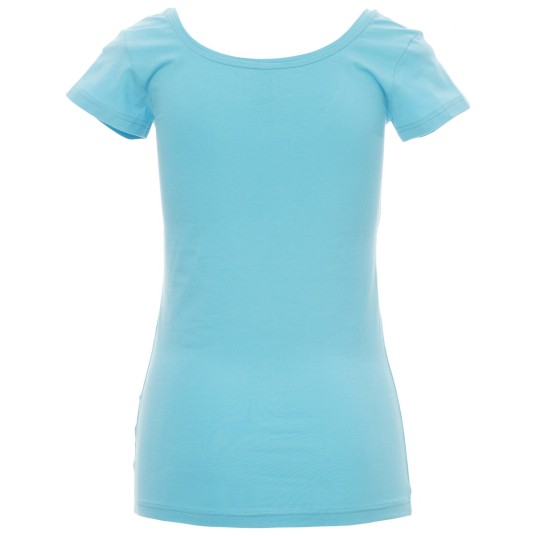 KOSZULKA T-SHIRT KRÓTKI RĘKAW FLORIDA - BŁĘKIT TURKUSOWY