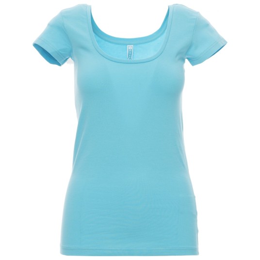 KOSZULKA T-SHIRT KRÓTKI RĘKAW FLORIDA - BŁĘKIT TURKUSOWY