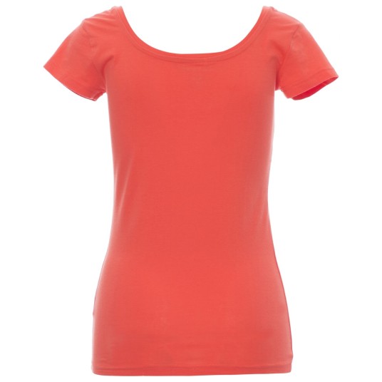 KOSZULKA T-SHIRT KRÓTKI RĘKAW FLORIDA - ŻYWY KORALOWY