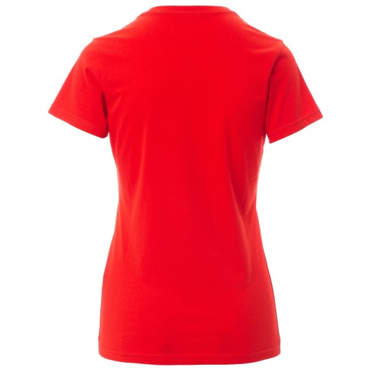 KOSZULKA T-SHIRT KRÓTKI RĘKAW FREE LADY - CZERWONY