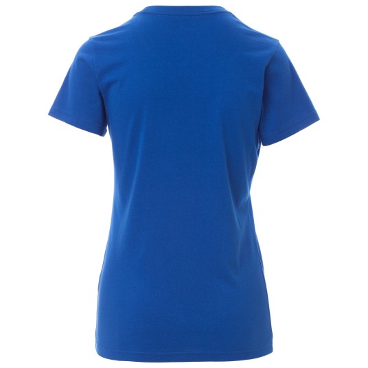 KOSZULKA T-SHIRT KRÓTKI RĘKAW FREE LADY - KRÓLEWSKI NIEBIESKI