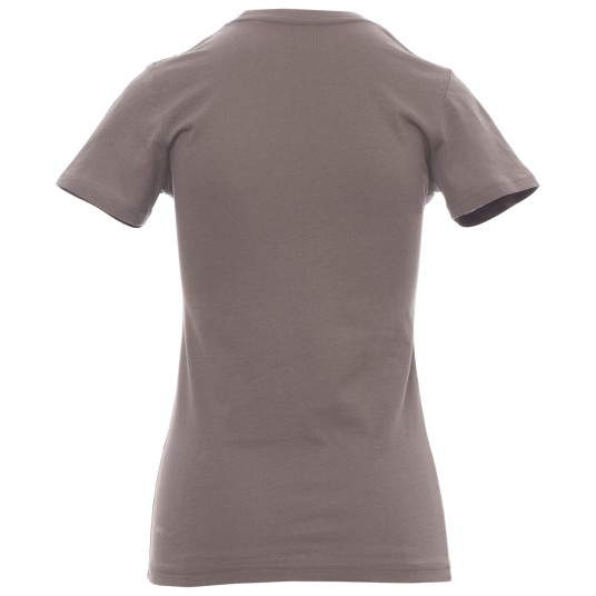 KOSZULKA T-SHIRT KRÓTKI RĘKAW FREE LADY - SZARY STALOWY