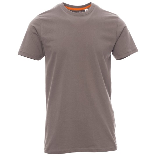 KOSZULKA T-SHIRT KRÓTKI RĘKAW FREE - SZARY STALOWY