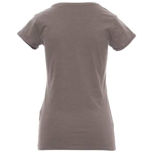 KOSZULKA T-SHIRT KRÓTKI RĘKAW PARTY LADY - SZARY STALOWY