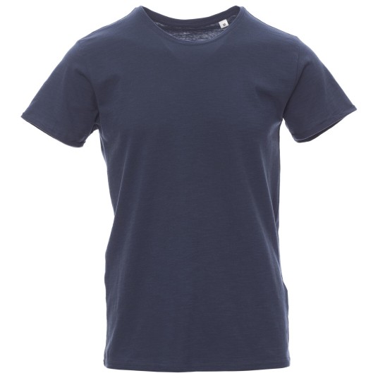 KOSZULKA T-SHIRT KRÓTKI RĘKAW PARTY - NIEBIESKI DENIM