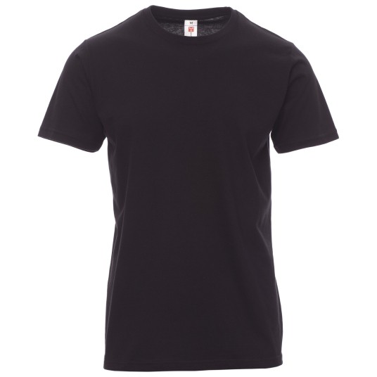 KOSZULKA T-SHIRT KRÓTKI RĘKAW PRINT - CZARNY