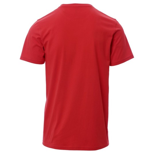 KOSZULKA T-SHIRT KRÓTKI RĘKAW PRINT - CZERWONY