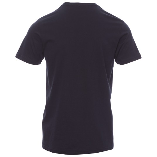 KOSZULKA T-SHIRT KRÓTKI RĘKAW PRINT - GRANATOWY