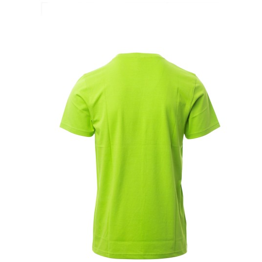 KOSZULKA T-SHIRT KRÓTKI RĘKAW PRINT - JASKRAWOZIELONY