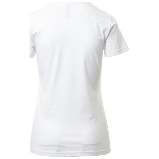 KOSZULKA T-SHIRT KRÓTKI RĘKAW PRINT LADY - BIAŁY