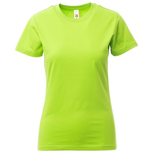 KOSZULKA T-SHIRT KRÓTKI RĘKAW PRINT LADY - JASKRAWOZIELONY