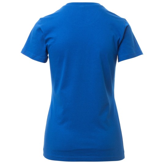 KOSZULKA T-SHIRT KRÓTKI RĘKAW PRINT LADY - KRÓLEWSKI NIEBIESKI