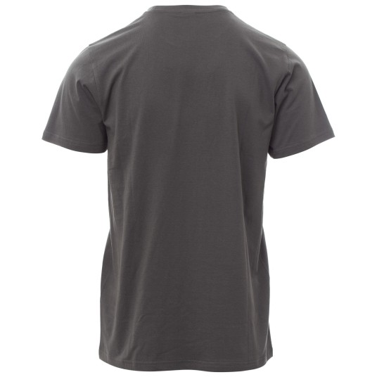 KOSZULKA T-SHIRT KRÓTKI RĘKAW PRINT - ZADYMIONY