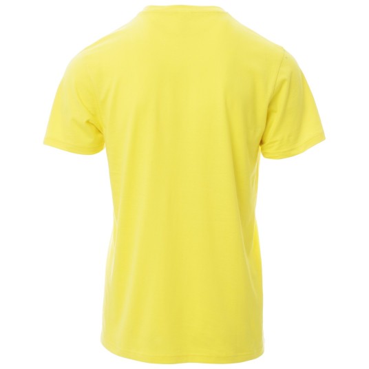 KOSZULKA T-SHIRT KRÓTKI RĘKAW PRINT - ŻÓŁTA