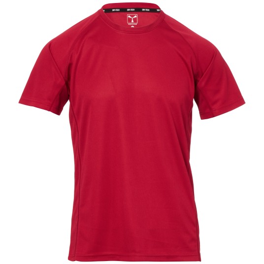 KOSZULKA T-SHIRT KRÓTKI RĘKAW RUNNER - BORDOWY