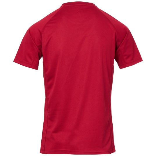 KOSZULKA T-SHIRT KRÓTKI RĘKAW RUNNER - BORDOWY