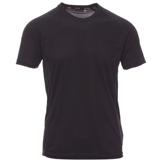 KOSZULKA T-SHIRT KRÓTKI RĘKAW RUNNER - CZARNY