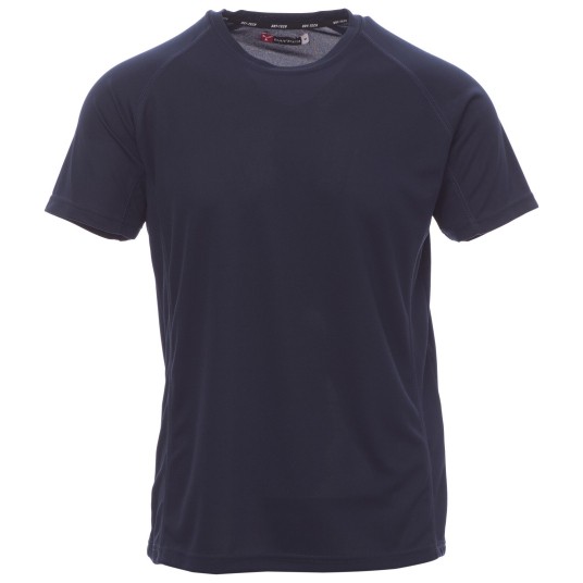 KOSZULKA T-SHIRT KRÓTKI RĘKAW RUNNER - GRANATOWY