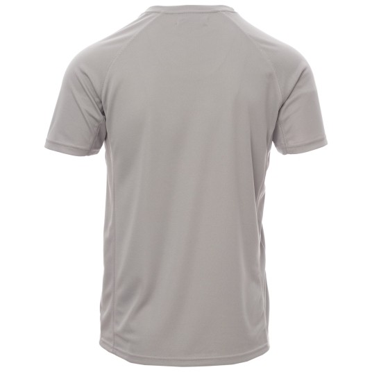 KOSZULKA T-SHIRT KRÓTKI RĘKAW RUNNER - JASNOSZARY