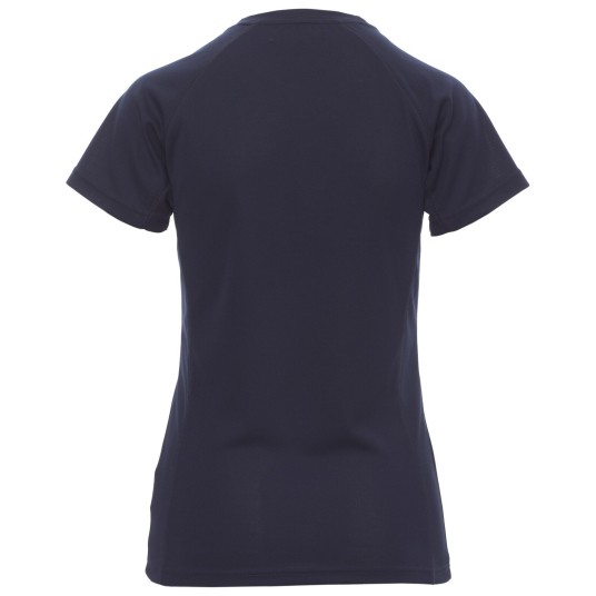 KOSZULKA T-SHIRT KRÓTKI RĘKAW RUNNER LADY - GRANATOWY
