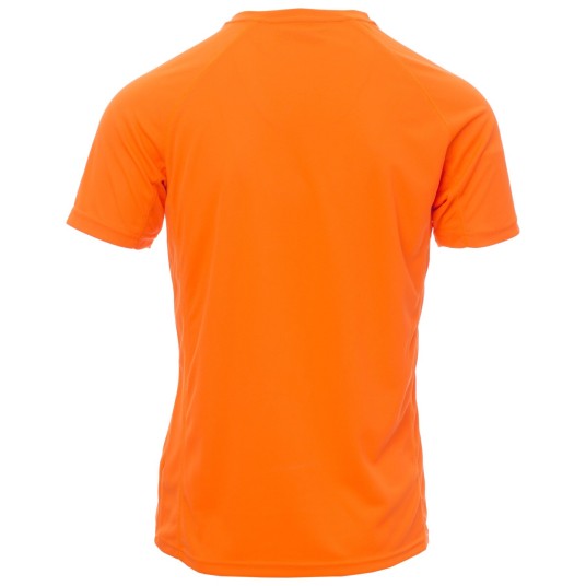KOSZULKA T-SHIRT KRÓTKI RĘKAW RUNNER - POMARAŃCZOWY FLUO