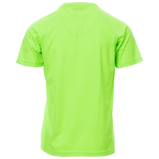 KOSZULKA T-SHIRT KRÓTKI RĘKAW RUNNER - ZIELONY FLUO