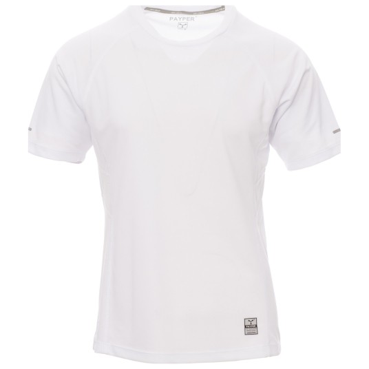 KOSZULKA T-SHIRT KRÓTKI RĘKAW RUNNING - BIAŁY