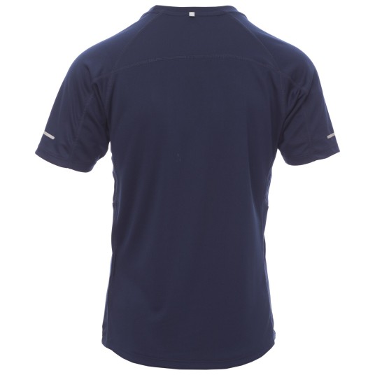 KOSZULKA T-SHIRT KRÓTKI RĘKAW RUNNING - GRANATOWY