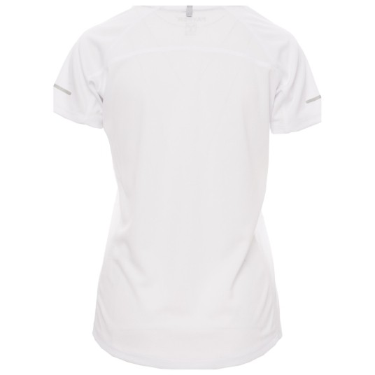 KOSZULKA T-SHIRT KRÓTKI RĘKAW RUNNING LADY - BIAŁY