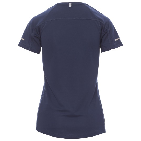 KOSZULKA T-SHIRT KRÓTKI RĘKAW RUNNING LADY - GRANATOWY