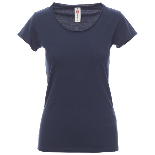 KOSZULKA T-SHIRT KRÓTKI RĘKAW SOUND+LADY - NIEBIESKI DENIM