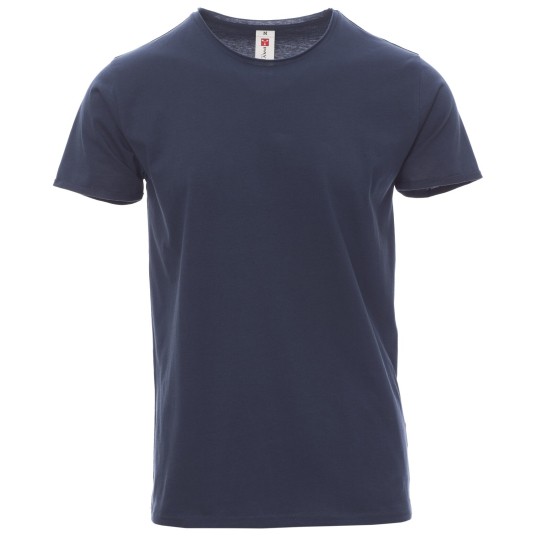 KOSZULKA T-SHIRT KRÓTKI RĘKAW SOUND+ - NIEBIESKI DENIM