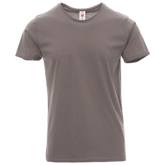 KOSZULKA T-SHIRT KRÓTKI RĘKAW SOUND+ - SZARY STALOWY