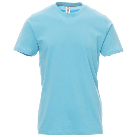 KOSZULKA T-SHIRT KRÓTKI RĘKAW SUNRISE - BŁĘKIT TURKUSOWY