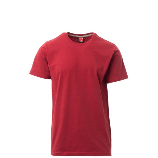 KOSZULKA T-SHIRT KRÓTKI RĘKAW SUNRISE - BORDOWY