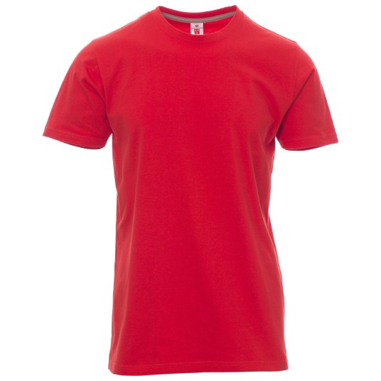 KOSZULKA T-SHIRT KRÓTKI RĘKAW SUNRISE - CZERWONY