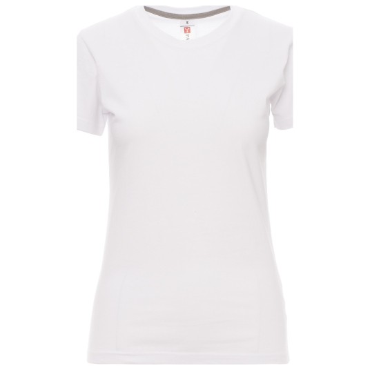 KOSZULKA T-SHIRT KRÓTKI RĘKAW SUNRISE LADY - BIAŁY