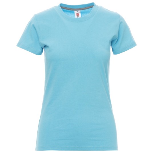 KOSZULKA T-SHIRT KRÓTKI RĘKAW SUNRISE LADY - BŁĘKIT TURKUSOWY