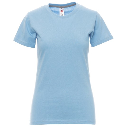 KOSZULKA T-SHIRT KRÓTKI RĘKAW SUNRISE LADY - LAZUROWY