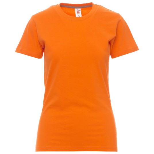 KOSZULKA T-SHIRT KRÓTKI RĘKAW SUNRISE LADY - POMARAŃCZOWY