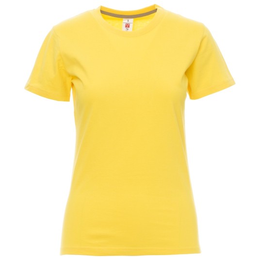 KOSZULKA T-SHIRT KRÓTKI RĘKAW SUNRISE LADY - ŻÓŁTA