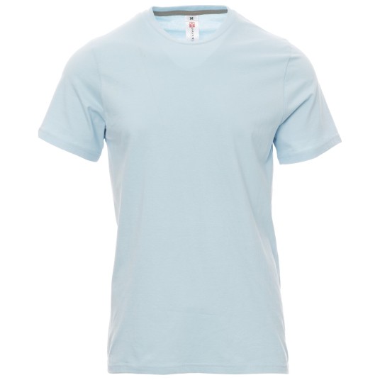 KOSZULKA T-SHIRT KRÓTKI RĘKAW SUNSET - AKWAMARYNA